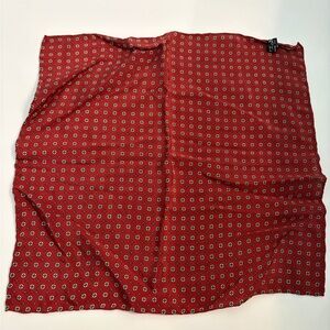 Vintage Silk Pocket Square Made In Italy